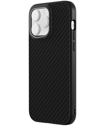 RhinoShield SolidSuit Apple iPhone 14 Pro Hoesje Carbon Fiber Zwart Hoesjes