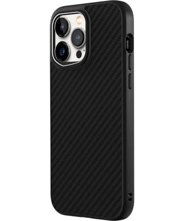 RhinoShield SolidSuit Apple iPhone 14 Pro Max Hoesje Carbon Zwart Hoesjes