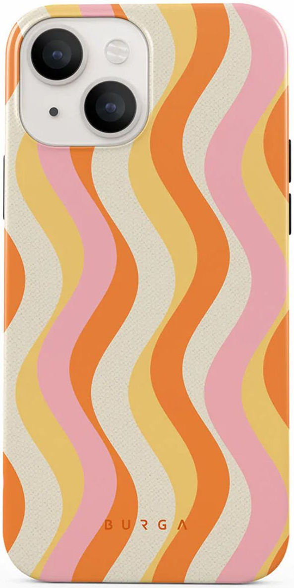 Burga Tough Case Apple iPhone 14 Hoesje Flower Power Print afbeelding 1