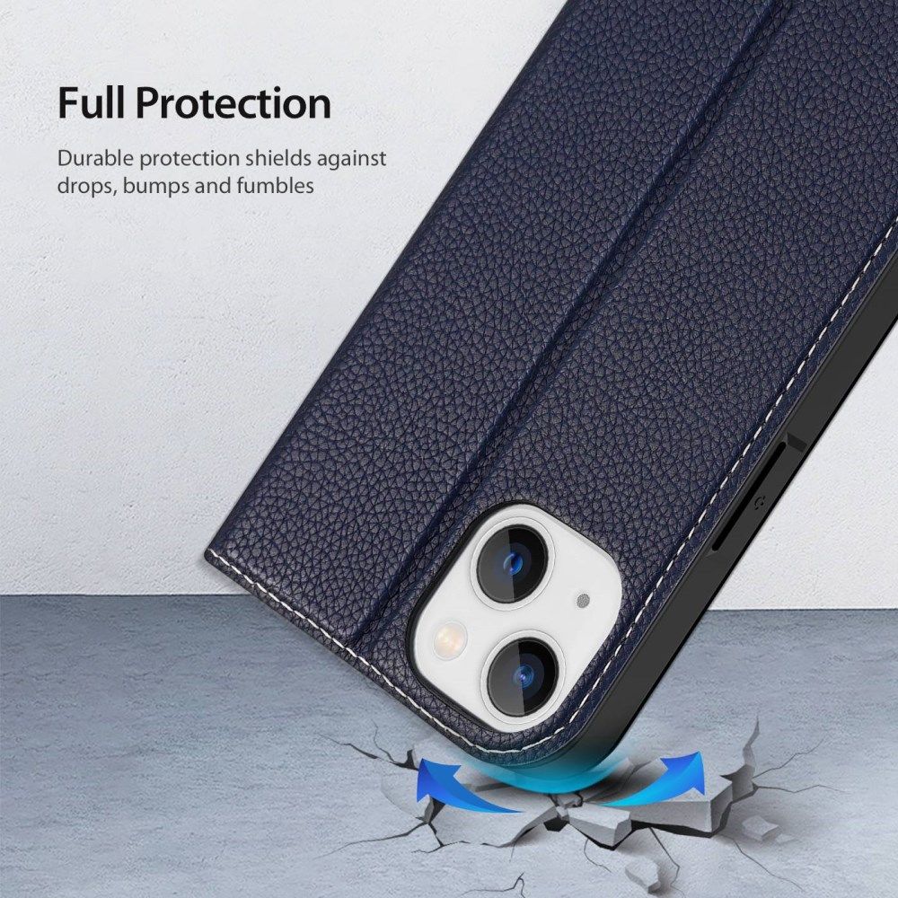Dux Ducis Skin X2 Apple iPhone 14 Hoesje Book Case Blauw afbeelding 5