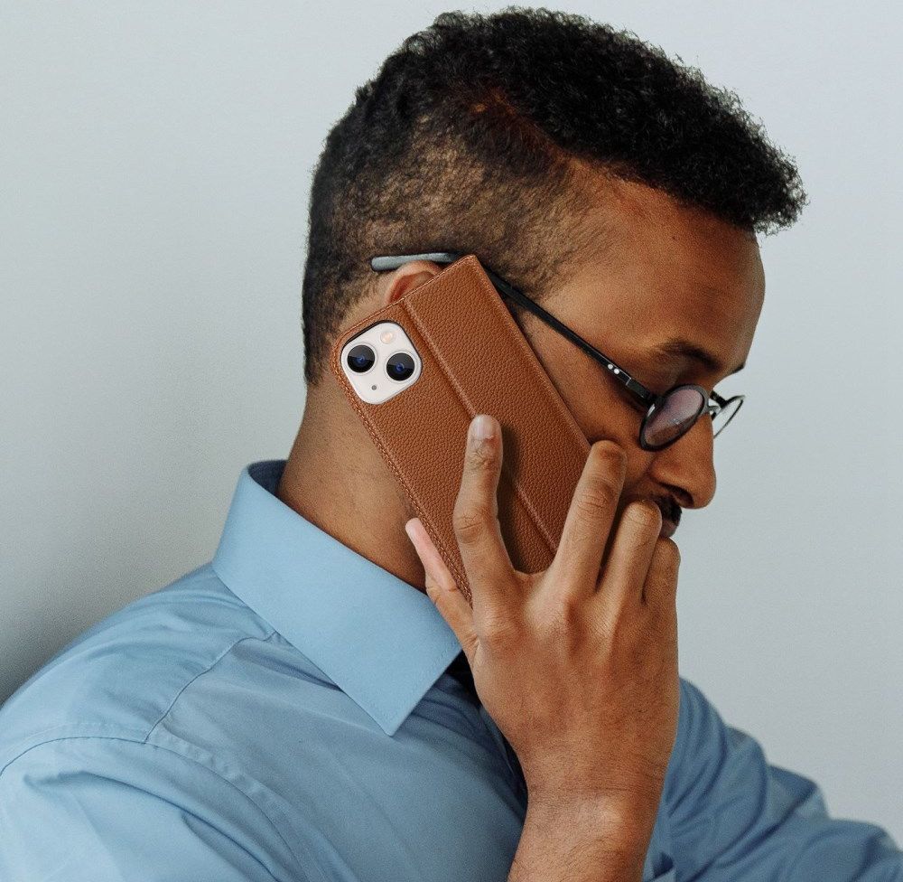 Dux Ducis Skin X2 Apple iPhone 14 Hoesje Book Case Bruin afbeelding 6