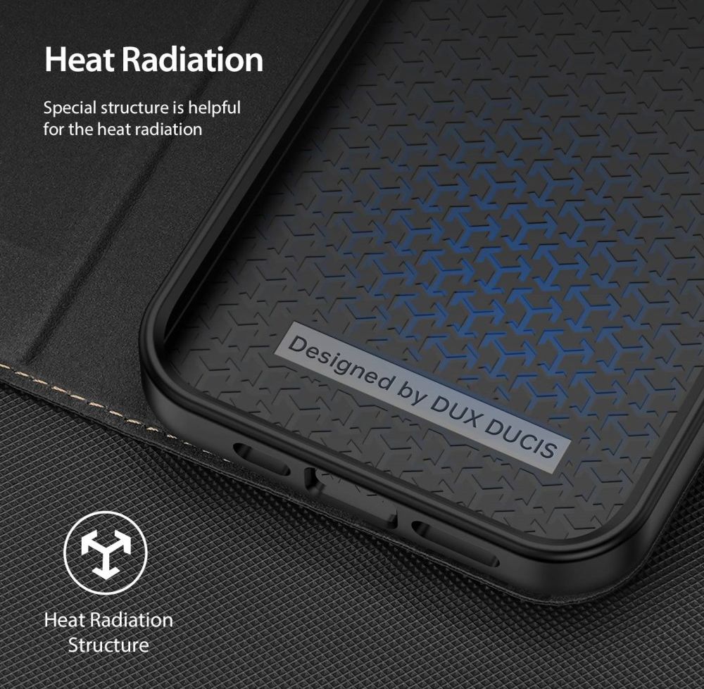 Dux Ducis Skin X2 Apple iPhone 14 Plus Hoesje Book Case Zwart afbeelding 10