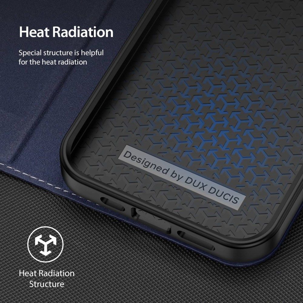 Dux Ducis Skin X2 Apple iPhone 14 Plus Hoesje Book Case Blauw afbeelding 10