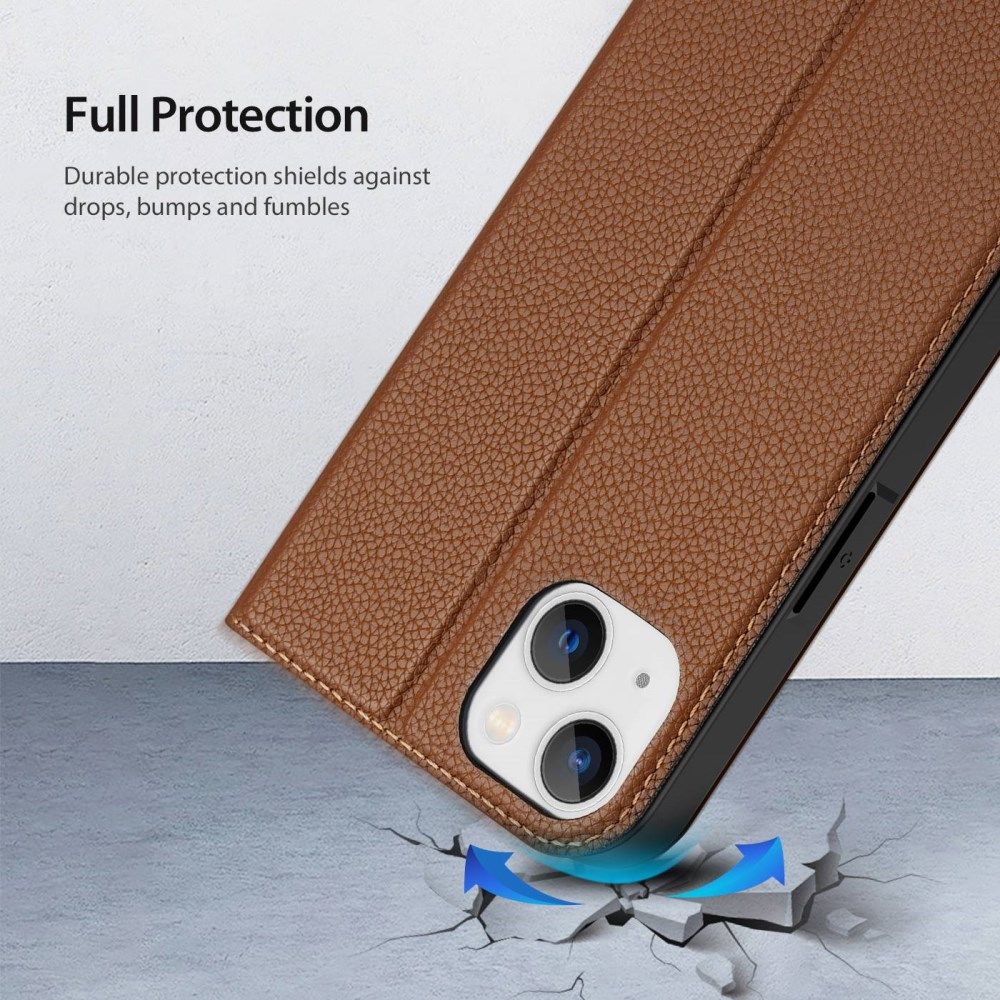 Dux Ducis Skin X2 Apple iPhone 14 Plus Hoesje Book Case Bruin afbeelding 5
