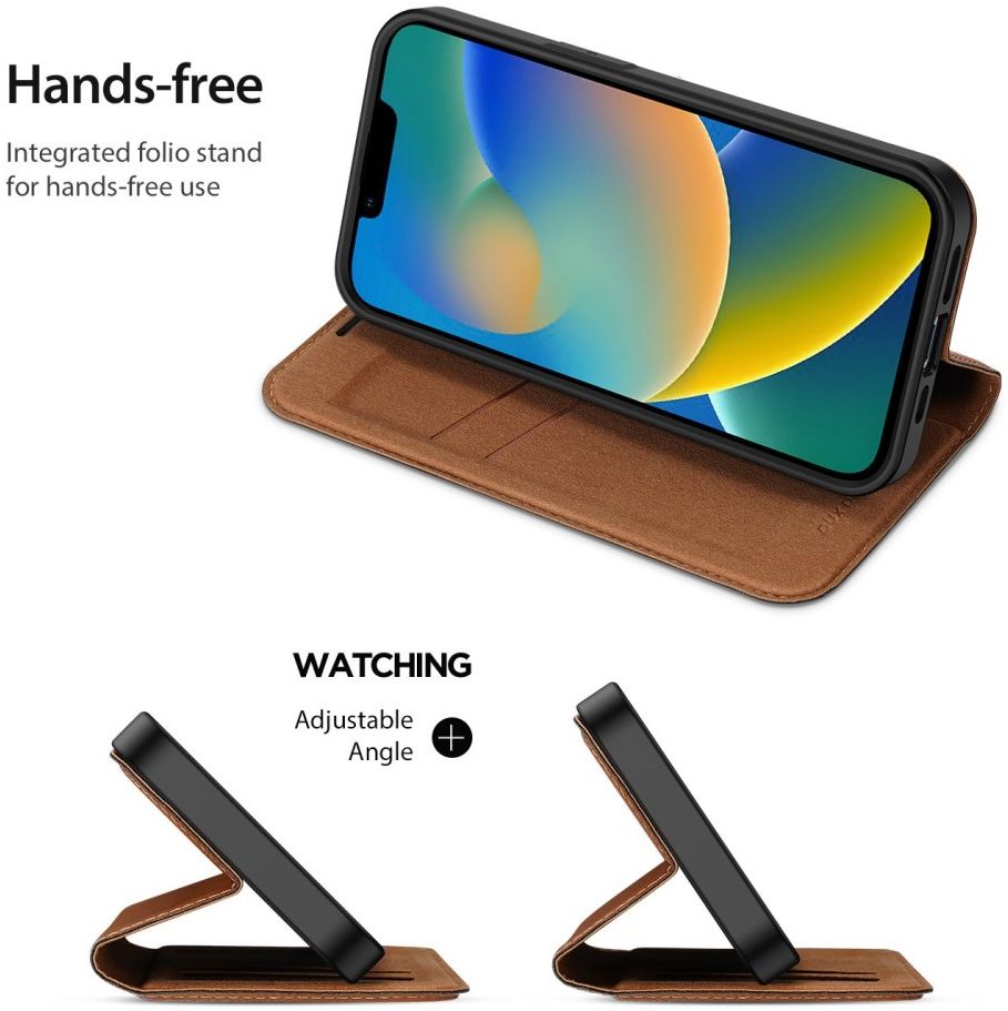 Dux Ducis Skin X2 Apple iPhone 14 Plus Hoesje Book Case Bruin afbeelding 8
