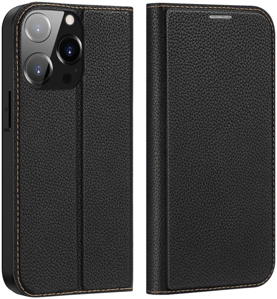 Dux Ducis Skin X2 Apple iPhone 14 Pro Max Hoesje Book Case Zwart afbeelding 3