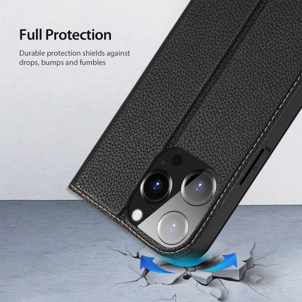 Dux Ducis Skin X2 Apple iPhone 14 Pro Max Hoesje Book Case Zwart afbeelding 5