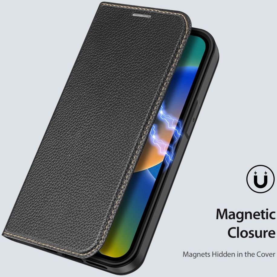Dux Ducis Skin X2 Apple iPhone 14 Pro Max Hoesje Book Case Zwart afbeelding 6