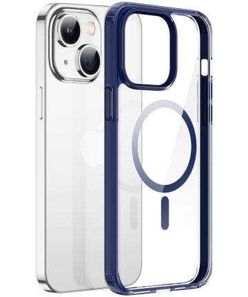 Dux Ducis Clin2 Apple iPhone 14 Plus Hoesje MagSafe Transparant Blauw Hoesjes