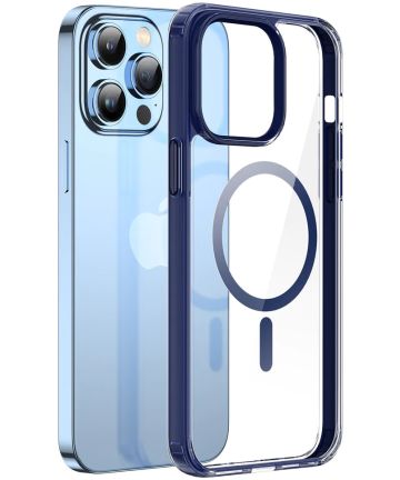 Dux Ducis Clin2 Apple iPhone 14 Pro Hoesje MagSafe Transparant Blauw Hoesjes
