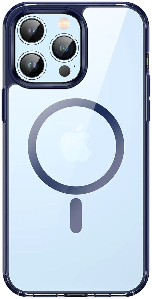 Dux Ducis Clin2 iPhone 14 Pro Max Hoesje MagSafe Transparant Blauw afbeelding 3
