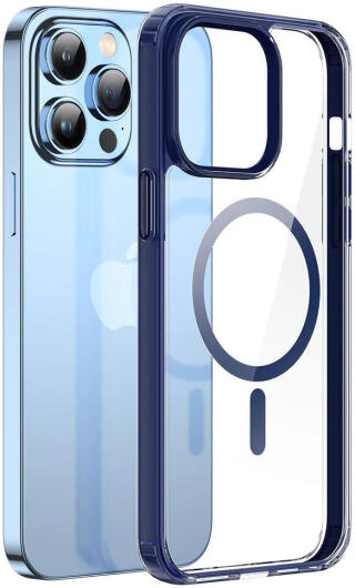 Dux Ducis Clin2 iPhone 14 Pro Max Hoesje MagSafe Transparant Blauw afbeelding 1