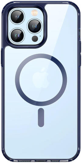 Dux Ducis Clin2 iPhone 14 Pro Max Hoesje MagSafe Transparant Blauw afbeelding 3