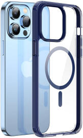 Dux Ducis Clin2 iPhone 14 Pro Max Hoesje MagSafe Transparant Blauw