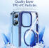 Dux Ducis Clin2 iPhone 14 Pro Max Hoesje MagSafe Transparant Blauw afbeelding 7