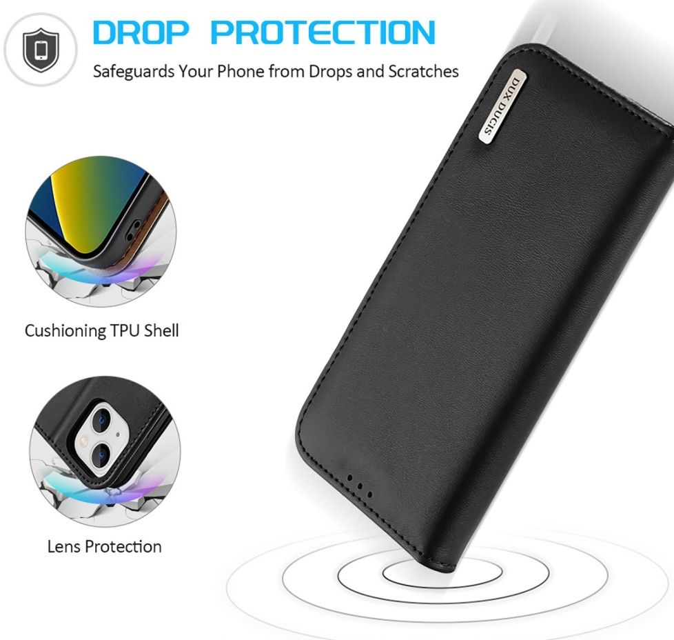 Dux Ducis Hivo Apple iPhone 14 Plus Hoesje RFID Book Case Zwart afbeelding 4