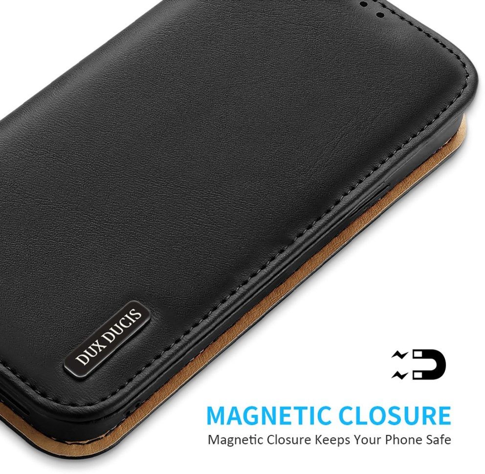 Dux Ducis Hivo Apple iPhone 14 Plus Hoesje RFID Book Case Zwart afbeelding 6