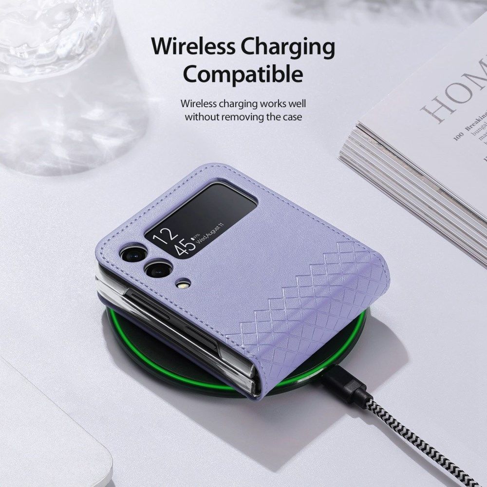 Dux Ducis Bril Samsung Galaxy Z Flip 3 Hoesje Back Cover Paars afbeelding 10