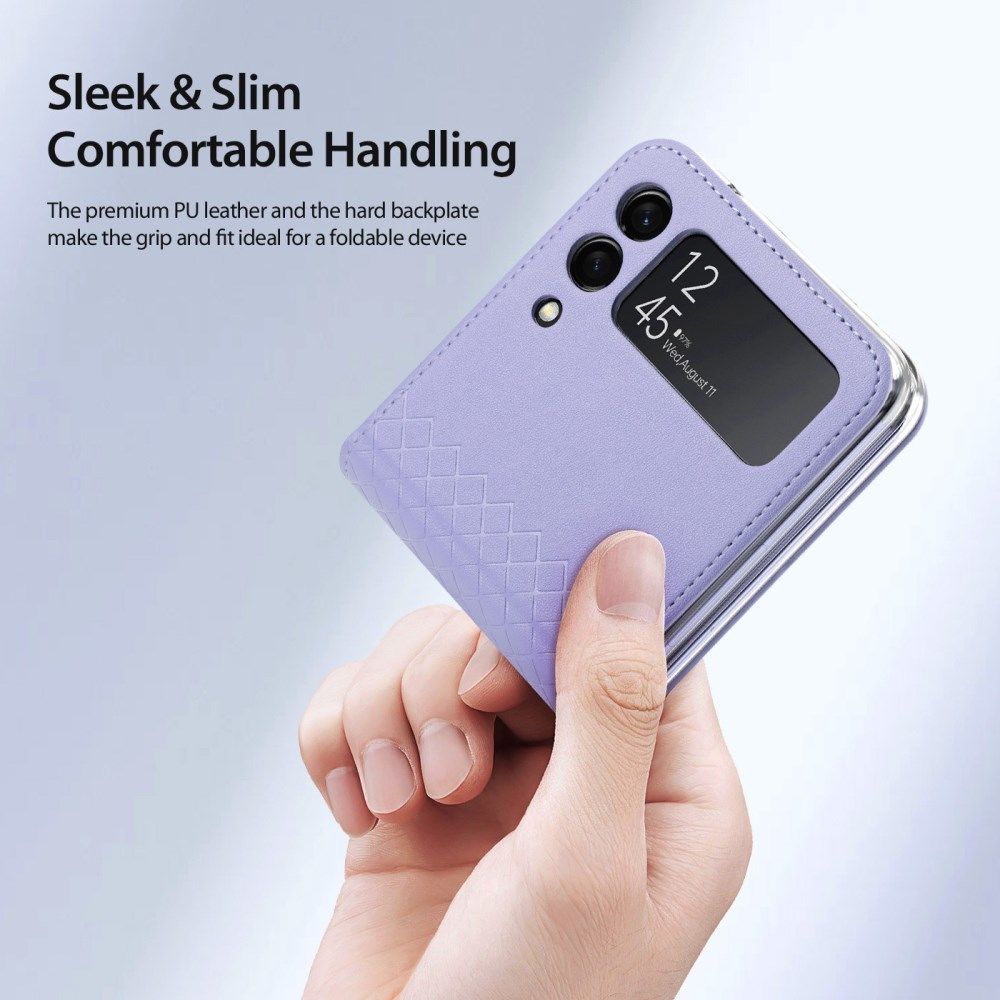 Dux Ducis Bril Samsung Galaxy Z Flip 3 Hoesje Back Cover Paars afbeelding 7
