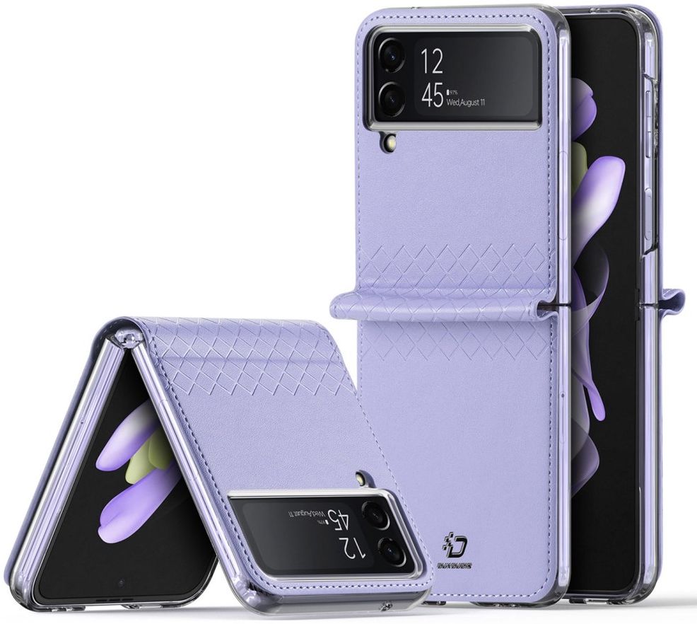 Dux Ducis Bril Samsung Galaxy Z Flip 4 Hoesje Back Cover Paars afbeelding 1