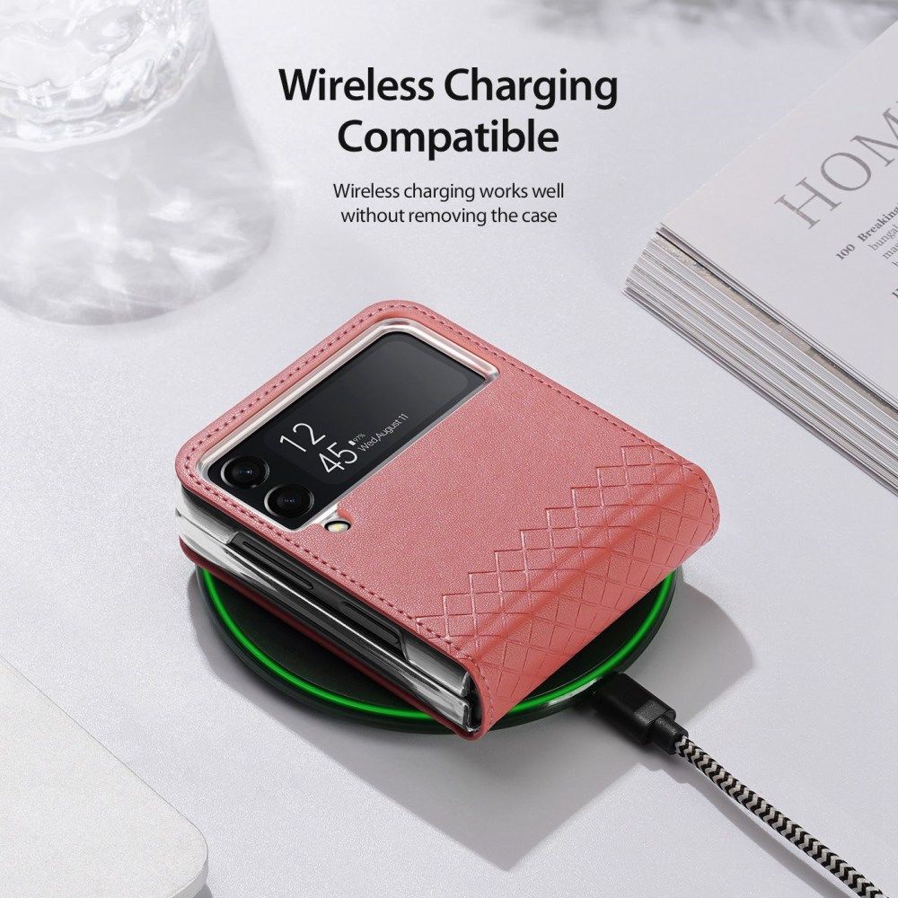Dux Ducis Bril Samsung Galaxy Z Flip 4 Hoesje Back Cover Roze afbeelding 10