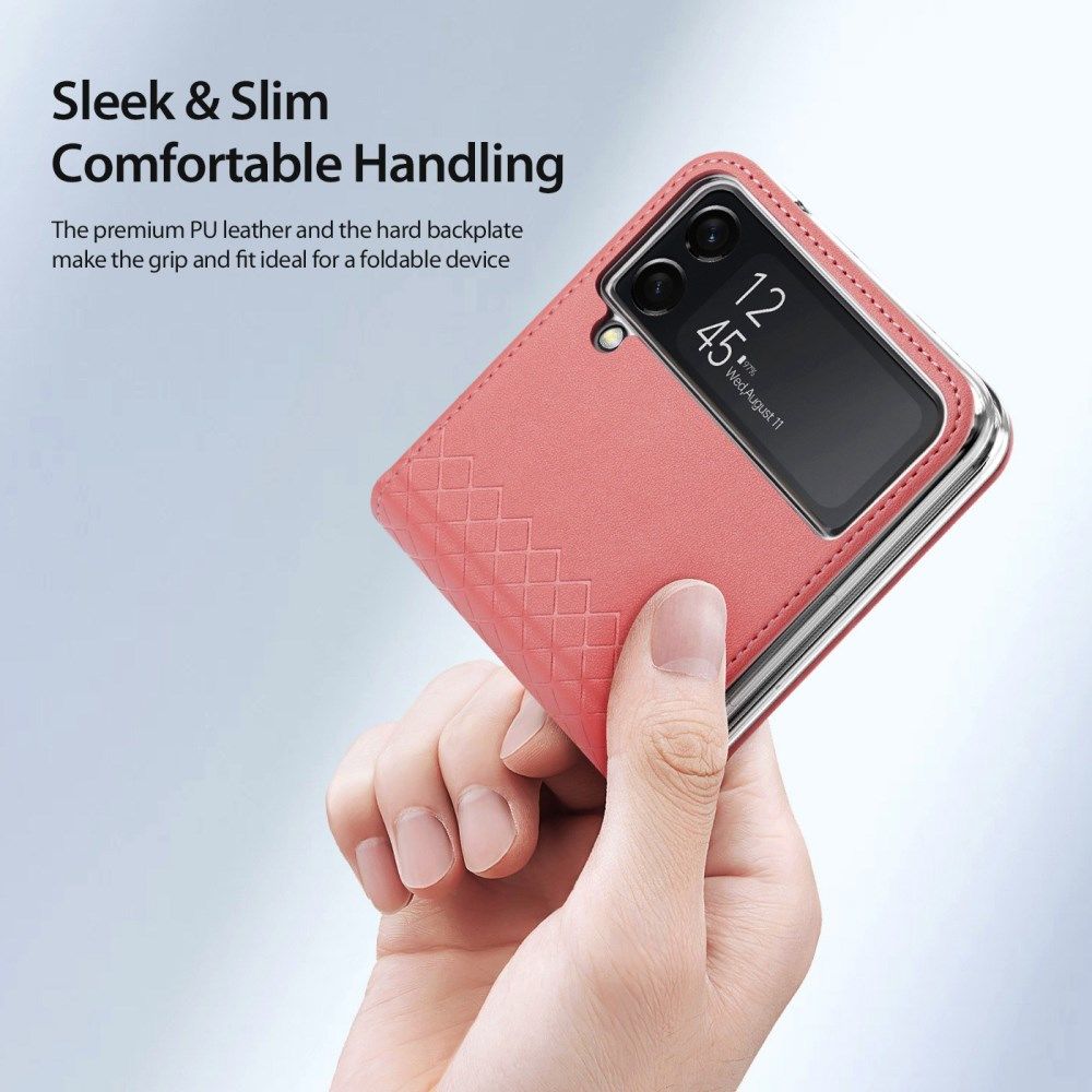 Dux Ducis Bril Samsung Galaxy Z Flip 4 Hoesje Back Cover Roze afbeelding 7