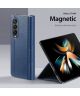 Dux Ducis Bril Samsung Galaxy Z Fold 4 Hoesje Book Case Blauw
