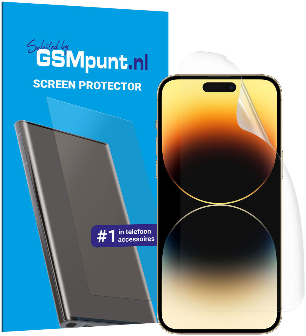 Apple iPhone 14 Pro Max Display Folie Case Friendly Screenprotector afbeelding 1
