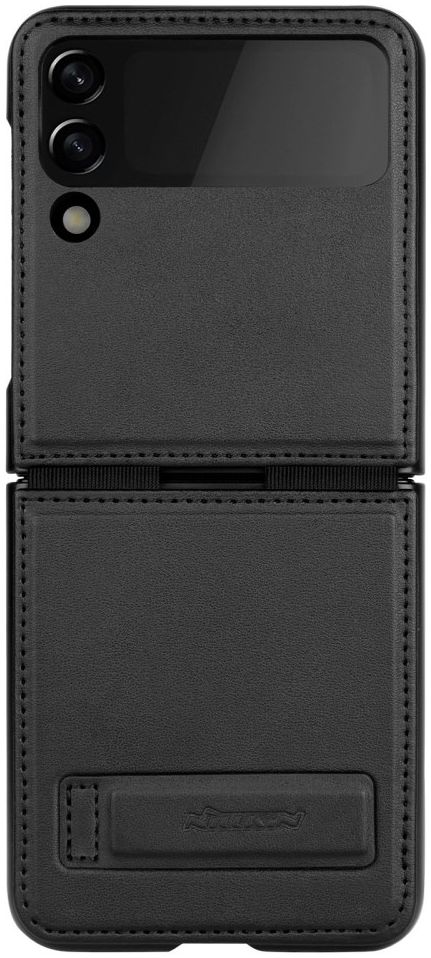 Nillkin Qin Samsung Galaxy Z Flip 4 Hoesje Book Case Zwart afbeelding 1