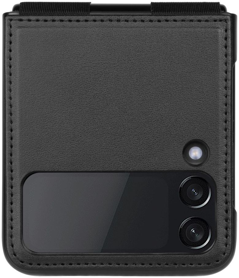 Nillkin Qin Samsung Galaxy Z Flip 4 Hoesje Book Case Zwart afbeelding 2