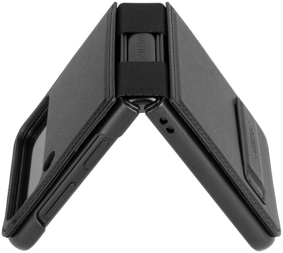Nillkin Qin Samsung Galaxy Z Flip 4 Hoesje Book Case Zwart afbeelding 3