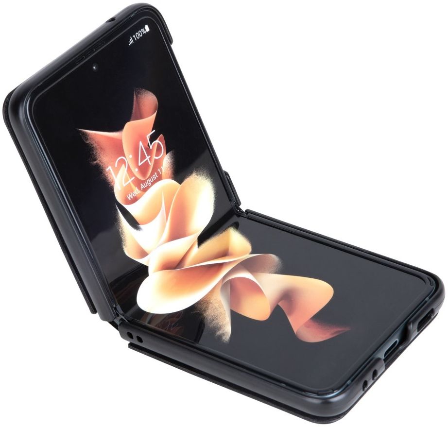 Nillkin Qin Samsung Galaxy Z Flip 4 Hoesje Book Case Zwart afbeelding 4