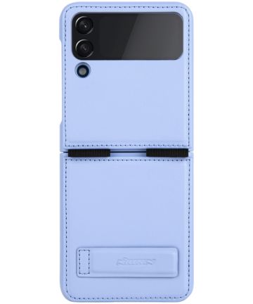 Nillkin Qin Samsung Galaxy Z Flip 4 Hoesje Book Case Paars Hoesjes