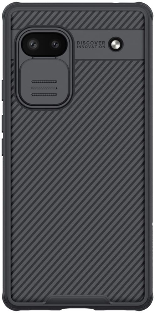 Nillkin CamShield Google Pixel 6A Hoesje met Camera Slider Zwart afbeelding 1