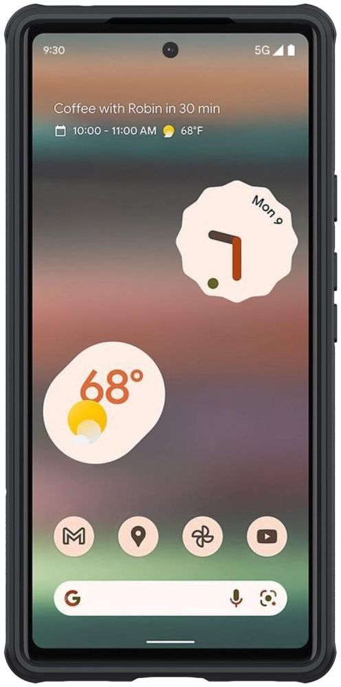 Nillkin CamShield Google Pixel 6A Hoesje met Camera Slider Zwart afbeelding 2