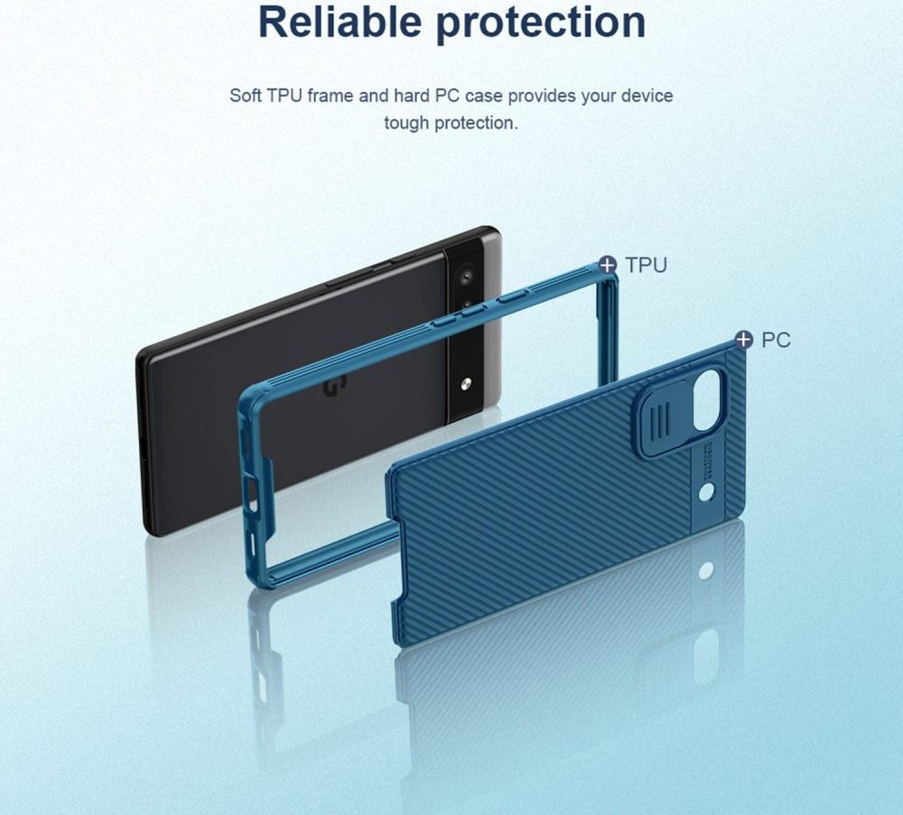 Nillkin CamShield Google Pixel 6A Hoesje met Camera Slider Groen afbeelding 8