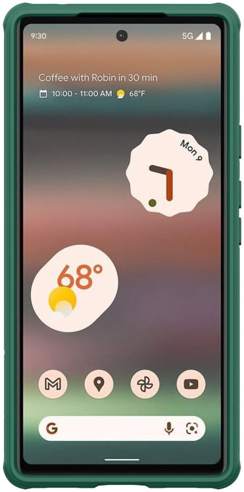 Nillkin CamShield Google Pixel 6A Hoesje met Camera Slider Groen afbeelding 2