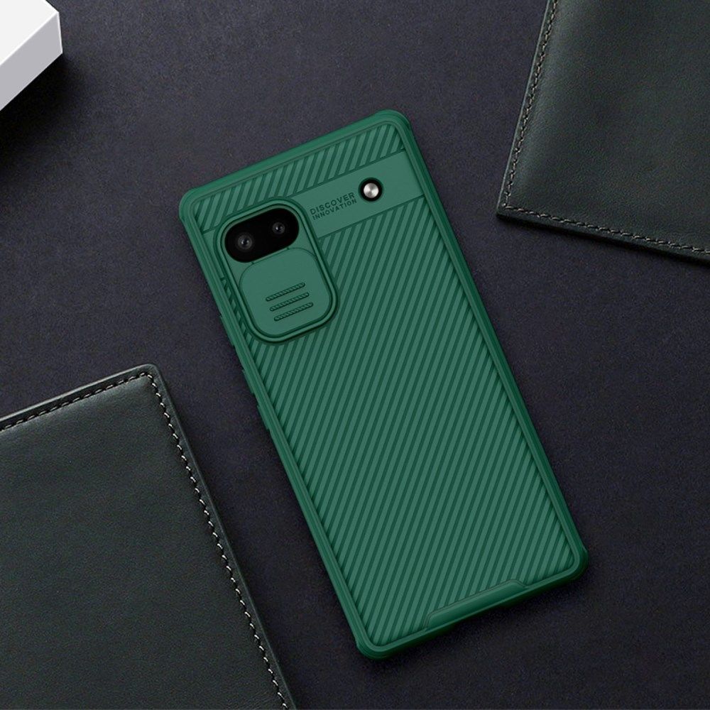 Nillkin CamShield Google Pixel 6A Hoesje met Camera Slider Groen afbeelding 3