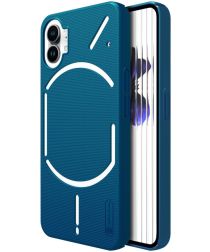 Nillkin Super Frosted Shield Nothing Phone 1 Hoesje Back Cover Blauw