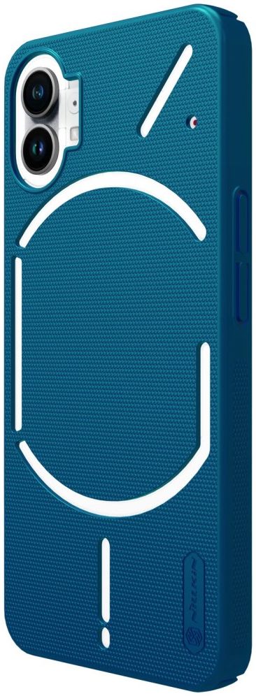 Nillkin Super Frosted Shield Nothing Phone 1 Hoesje Back Cover Blauw afbeelding 2