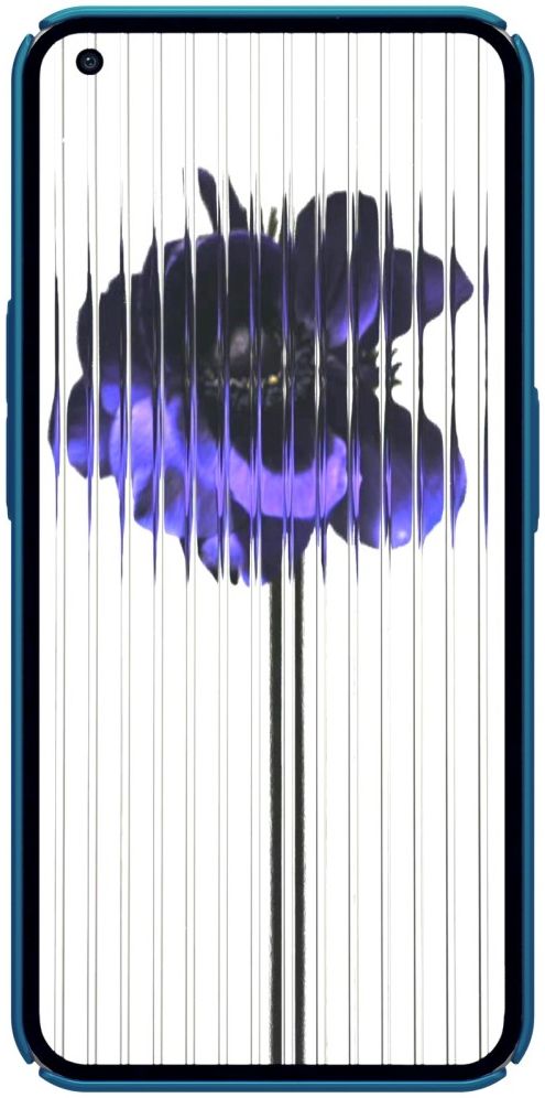 Nillkin Super Frosted Shield Nothing Phone 1 Hoesje Back Cover Blauw afbeelding 5