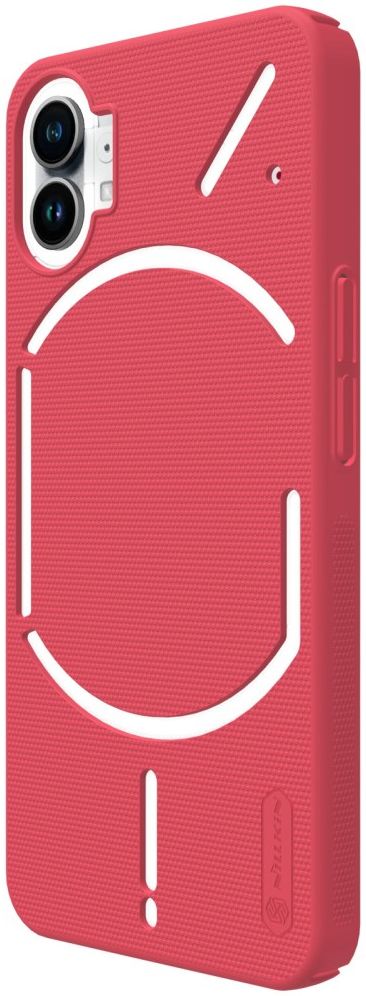 Nillkin Super Frosted Shield Nothing Phone 1 Hoesje Back Cover Rood afbeelding 2