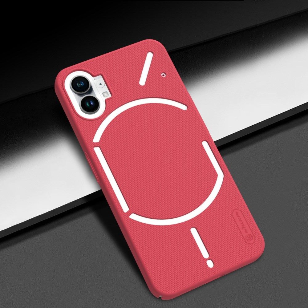 Nillkin Super Frosted Shield Nothing Phone 1 Hoesje Back Cover Rood afbeelding 6