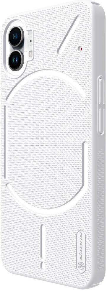 Nillkin Super Frosted Shield Nothing Phone 1 Hoesje Back Cover Wit afbeelding 2