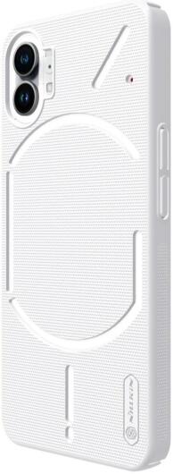 Nillkin Super Frosted Shield Nothing Phone 1 Hoesje Back Cover Wit afbeelding 2
