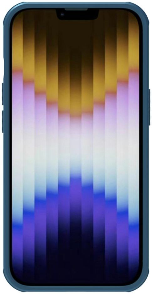 Nillkin Super Frosted Shield Apple iPhone 14 Plus Hoesje MagSafe Blauw afbeelding 3