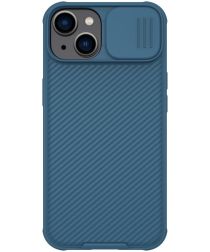 Nillkin CamShield MagSafe Apple iPhone 14 Hoesje Camera Slider Blauw