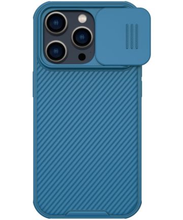 Nillkin CamShield MagSafe iPhone 14 Pro Hoesje Camera Slider Blauw Hoesjes
