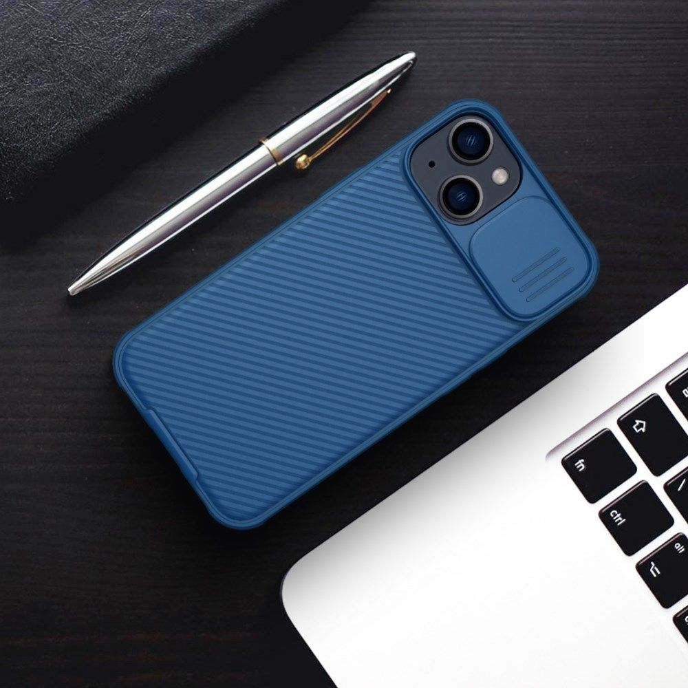 Nillkin CamShield MagSafe iPhone 14 Plus Hoesje Camera Slider Blauw afbeelding 3