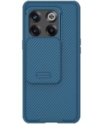 Nillkin CamShield OnePlus 10T Hoesje met Camera Slider Blauw